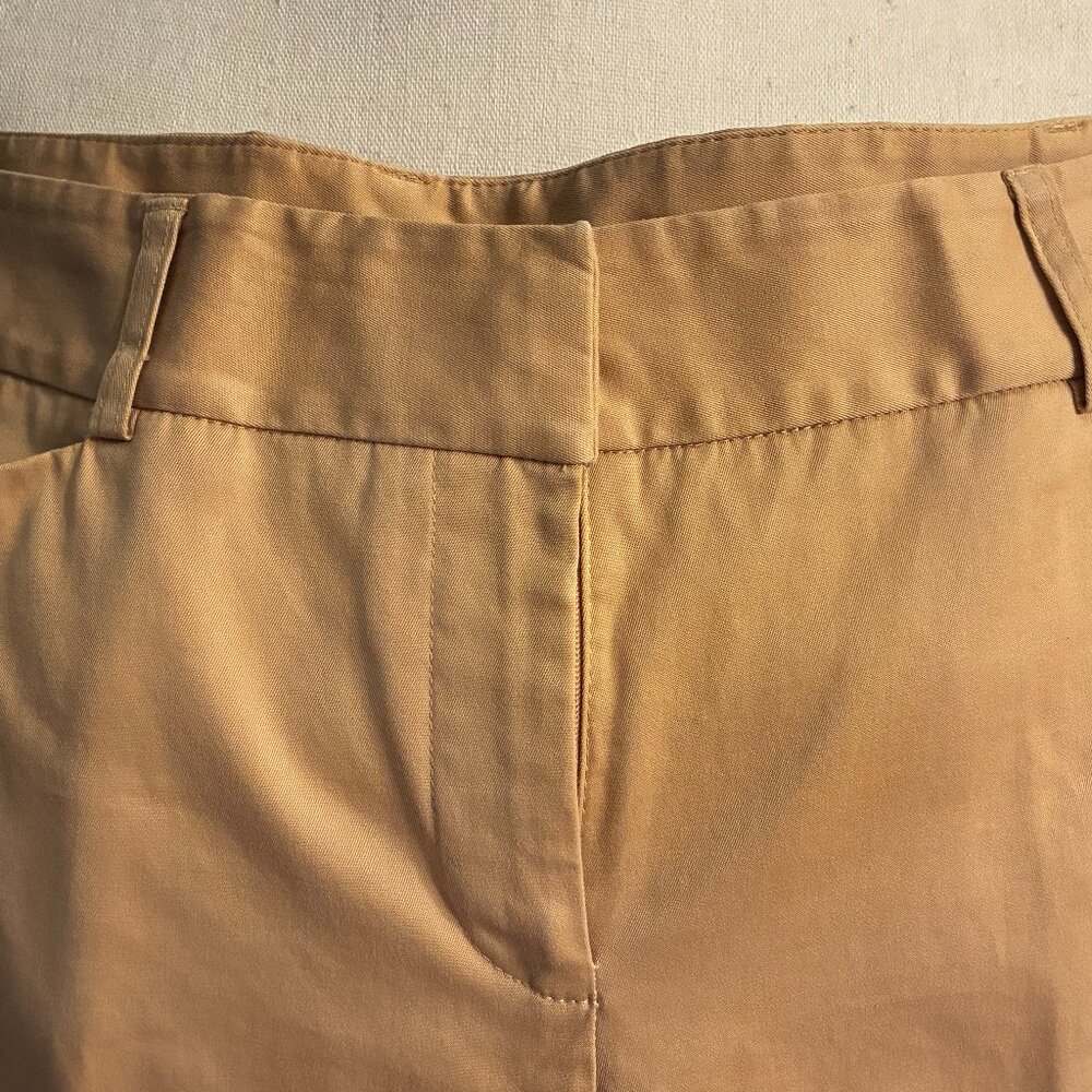 Ann Klein Fly Front Bootleg Pant - Stretch - Size 6